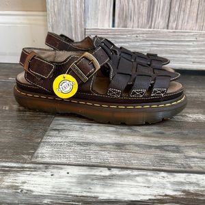 Womens Dr Marten’s brown leather